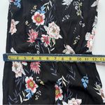 Anthropologie  Floral Black Jumpsuit Small Photo 8