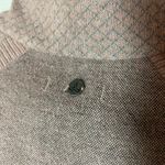 prAna  Brandie Sweater Textured Wool Blend Mock Neck Light Mauve Heather Sz M Photo 5