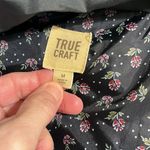 True Craft Puffer Vest Jacket Charcoal Gray Snaps Zip Ski Womens Medium Photo 9