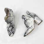 Steve Madden [] Rookie Bootie Snakeskin Cut-Out Side Split Shaft Ankle Boots 10 Photo 1