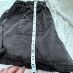 Black Tape Women's Black Elastic Drawstring Waist Pocket Frayed Shorts size XL Photo 5