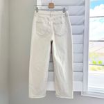 White House | Black Market WHBM Extra High Rise Barrel Jeans in Natural Cream Size 4 Photo 8