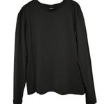 Girlfriend Collective Women’s Size S Black Relaxed Long Sleeve Crewneck T-Shirt Photo 1