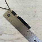 Charming Charlie  black and gold tone tassel necklace Photo 8