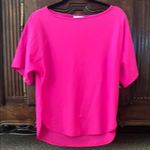 Hot pink Boxy Relaxed T Photo 0