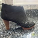 Paul Green Chic Bravo Black Suede Ankle Booties Open Peep Toe Caged Size 6 Photo 3