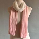 Jenni NWT  Pink and White Ombré Scarf Photo 0
