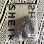 SheIn Open Back Bodysuit Medium Chocolate Brown Silky Smooth Thong Snap Edgy Coquette Photo 7