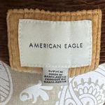 American Eagle Corduroy Patchwork Button Down Shirt Women's Small Fall Indie Photo 4