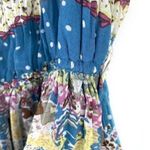 MIne Bow Polka Dots Sleeveless Blue Dress Sz S Photo 3