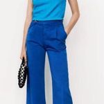 ZARA NWT  CUT OUT CABLE KNIT CROP TOP BLOGGERS FAV BLUE LARGE Photo 1