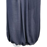 PERIDOT Women’s Medium Black Tank Top White Flower Appliqué Cinced Waist Photo 3