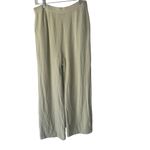 St. John Collection By Marie Gray Size 8 Santana Knit Wide Leg Light Green Pants Photo 3