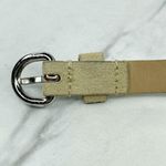 Loft Ann Taylor Skinny Faux Suede Belt Silver Buckle Medium (M) β¨ Photo 7