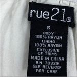 Rue 21  Crochet Lace Insets Off‎ The Shoulder Tunic Top White Small Photo 9