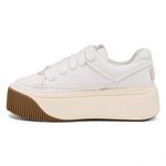 UGG  Ez-Duzzit Essential Lace Up Canvas Platform Sneakers White Sz US 9 / EU 40 Photo 13