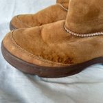 UGG  Australia Tan Brown Chestunt Genuine Leather Short Boots‎ Women's Size 5 Photo 3
