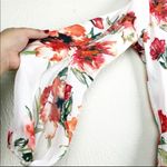 Haute Hippie  Silk Floral Open Back Romper Photo 4