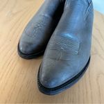 Western Cowboy Cowgirl boots Women's 6.5M Gray Leather Upper Gray Size 6.5 Photo 5