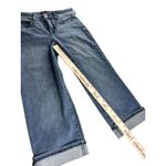 NYDJ  Marilyn Crop Cuffed Stretch Blue Jeans Size‎ 8 Southwest Pockets Slimming Photo 8
