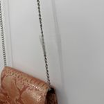 Bellini Faux Snake Print Orange Flap Bag Crossbody Y2k Boho Photo 6