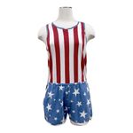 Junk Food Americana Romper Size Medium Red Photo 10