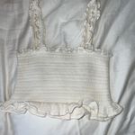 Skylar + Madison white crop top Photo 1