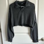 H&M Collared oversized cropped sweatshirt Photo 0