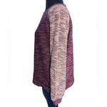 Champion  Pullover Sweatshirt Womens L Purple Cotton Solid Raglan Long Sleeves Photo 1