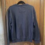 Caterpillar Vintage  Navy Sweatshirt with Yellow Logo Photo 6