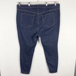 Old Navy Old‎ Navy Plus Size 24 Jeans High Rise Super Skinny Dark Blue Stretch Denim 1271 Photo 1