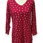Charter Club  Intimates Red Snowman Nightgown Long Sleeve Women’s L Photo 0