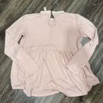 Orange Creek  Light Pink Baby Doll Long Sleeve Blouse Photo 3