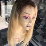 Full lace Human hair blonde wig Fulllace Remy 2020 Photo 2