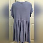 Urban Outfitters Kylie Dusty Blue Baby Doll Dress Sz S Soft Cotton/Rayon Photo 3