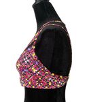 Victoria's Secret  VSX Sports Bra Geometric Mesh Strappy‎ Size L Activewear Photo 4