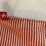 Ralph Lauren Lauren Red & White Striped Crop Tank Top L Photo 3