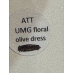 Umgee  hi low dress Floral‎ Olive Daisy Plus Size 2X Ruffle Photo 5