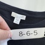 J. Jill Sweater Womens Small Petite Navy Blue Crewneck Pullover Knit Side‎ Slit Size undefined Photo 2