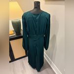 Baltic Born NWT  Louie Pleated Emerald Green Holiday Party Midi Dress Size XL Photo 3