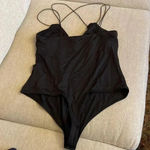 Alix NYC Brielle Strappy Bodysuit Black Size L Photo 4