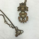 J.Crew  metal rhinestone bead necklace 32'-34" pendant statement Photo 3