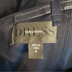 Vera Wang  Navy Corset Bust Removable Strap Long Gown size 6 Photo 7