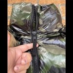 S13 Snowcat Down Puffer Vest with Faux Fur Hood small Green Photo 1