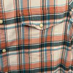 Lucky Brand  Pearl Snap Western Shirt Womens Sz S Y2K Rodeo Plaid Stretch Cowgirl Photo 2