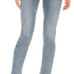 AGOLDE Nico High Rise Blue Jeans Button Fly Distressed Hem Size 28 #A093D-3002 Photo 0