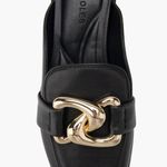 Aerosoles NEW  Nella Mule Slip On Comfort Black GOLD Leather SZ-10 Photo 3