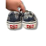 Vans  Classic Slip-On Sneakers Women's 8 Skull Wireframe Print Blue Casual Photo 6