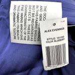 Alex Evenings  Mother of the Bride Maxi Dress Gown Satin Mesh Draped Blue 6 NWT Photo 1