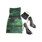 White Fox Boutique new White Fox ❤︎︎ aso TV Spark The Passion Mini Dress ❤︎︎ Green Distortion ❤︎︎ Photo 13